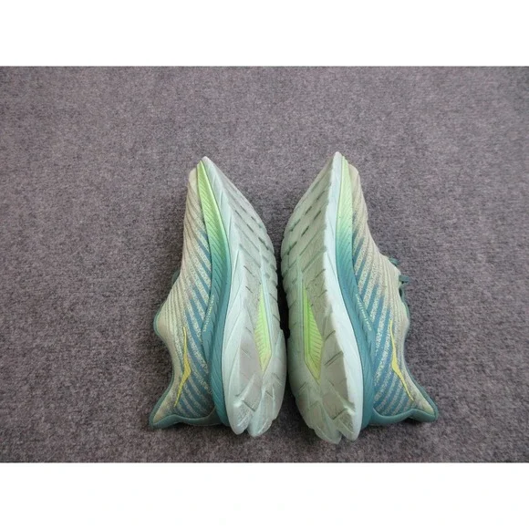 Hoka Mach 5 Shoes‎ Mens Size 12D Blue Green Running Sneaker Trainers Lightweight